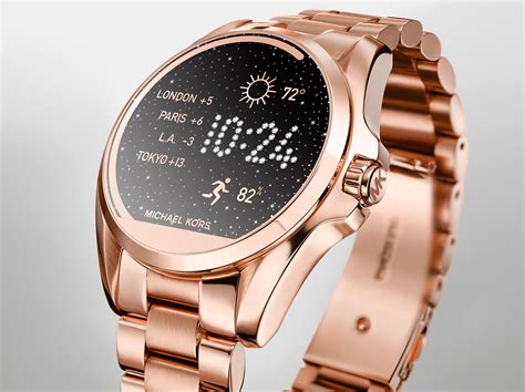 michael kors or marc jacobs rose gold watch|rose gold mk smart watch.